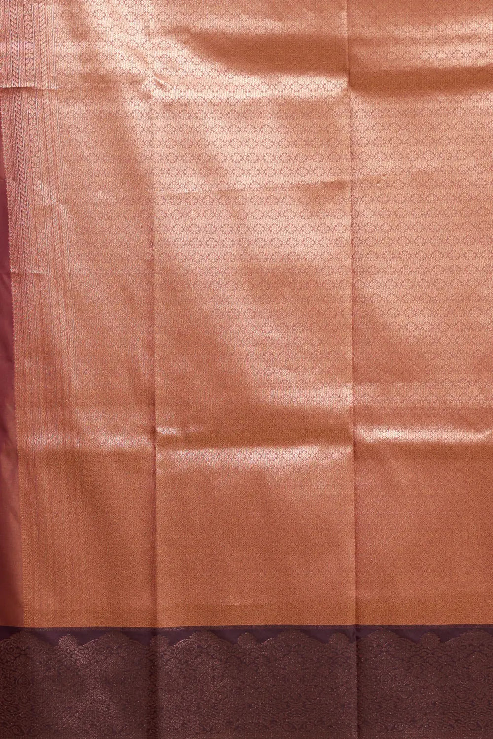 Mustard Yellow And Grape Colour Dual Shade Semi Silk Saree