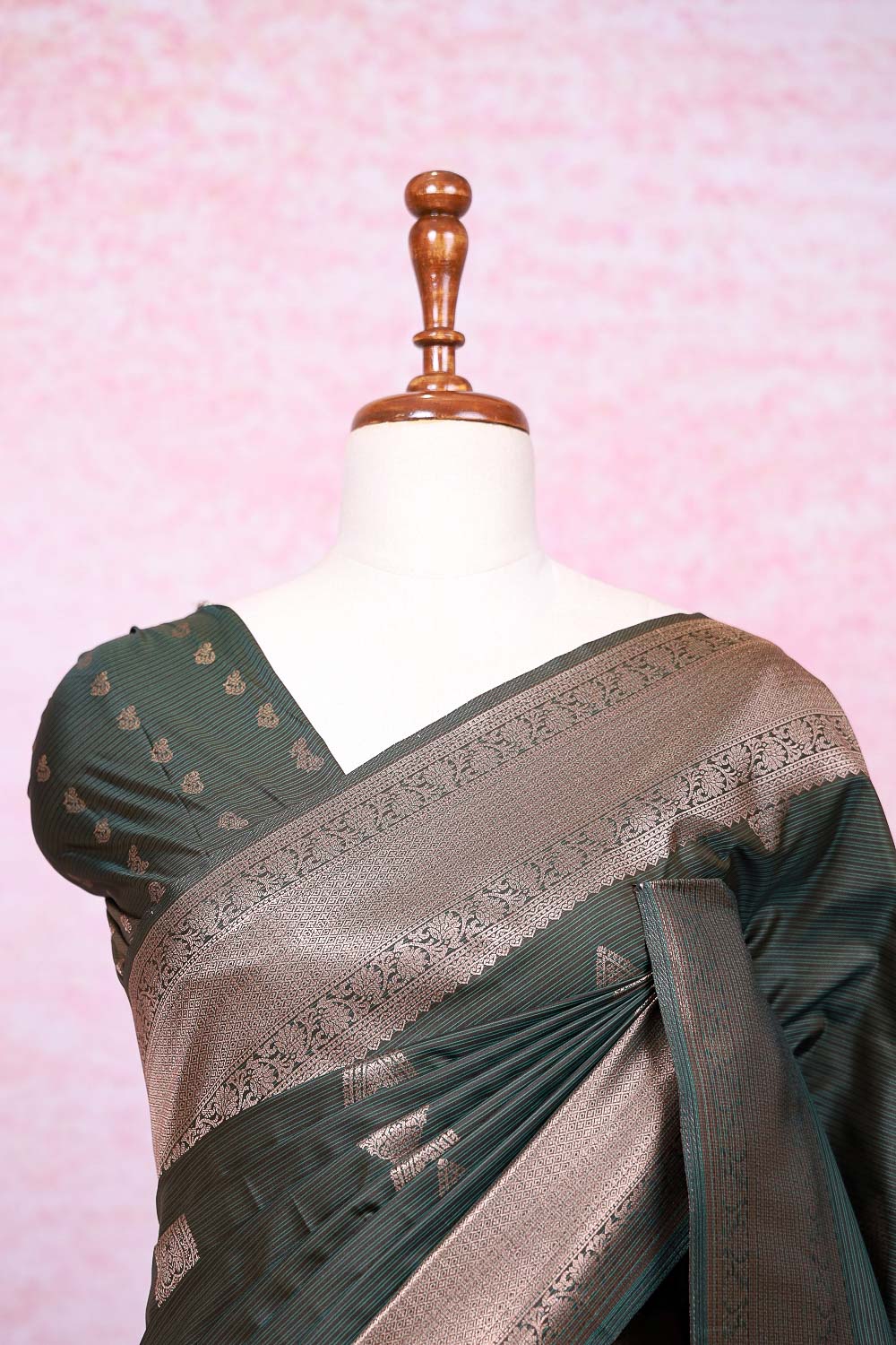 Green Semi Silk Saree