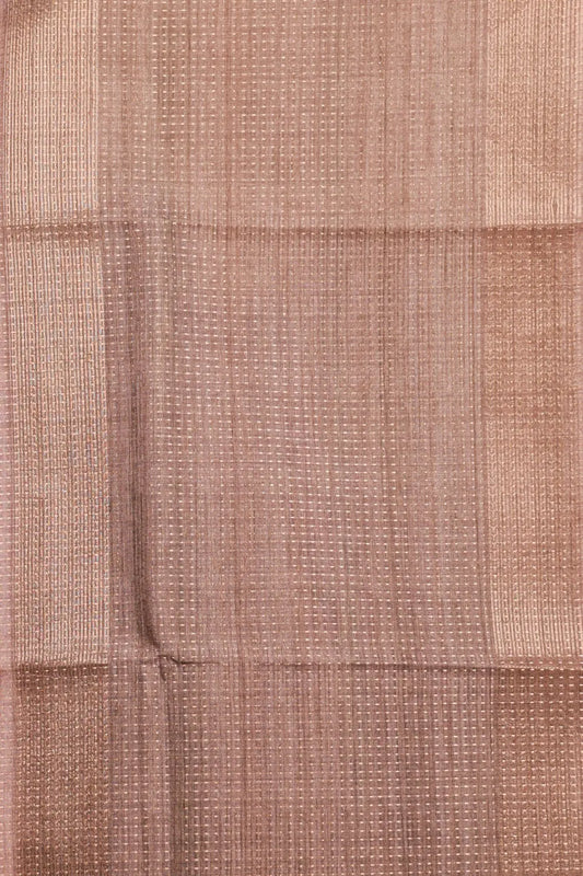 Mauve Color Semi Tussar Saree