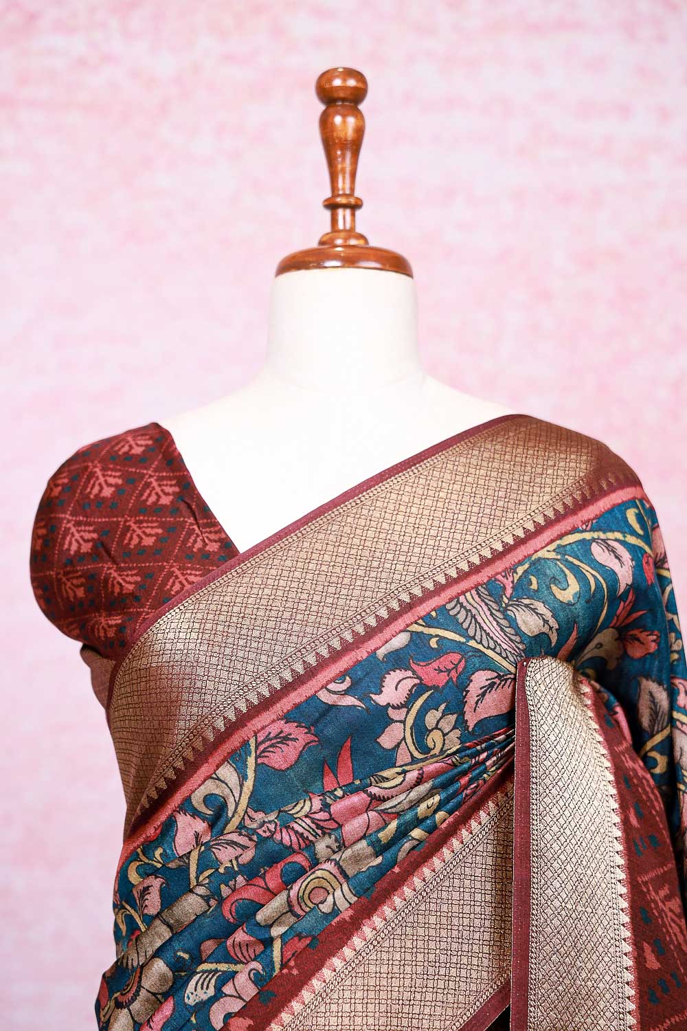 Green Semi Silk Saree