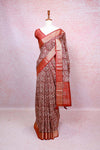 Brick Red Chanderi Saree