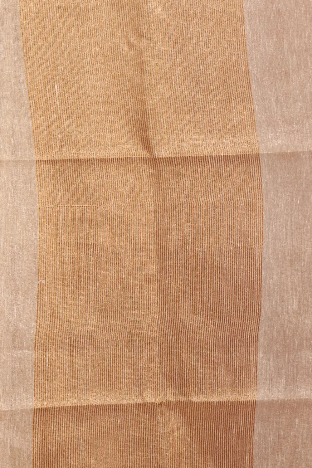 Gold Lavender Linen Silk Saree