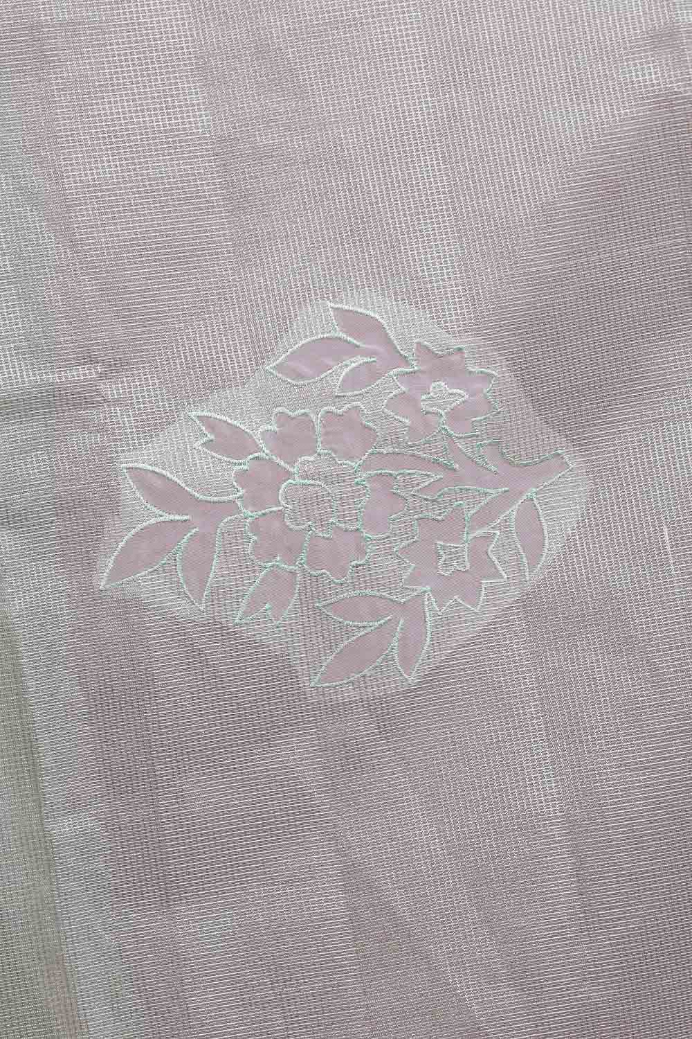 Pastel Green Tissue Kota Saree