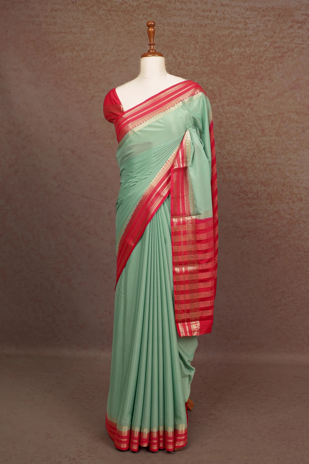 Sea Green Binny Silk Saree