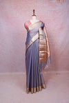 Light Blue Tissue Organza Saree
