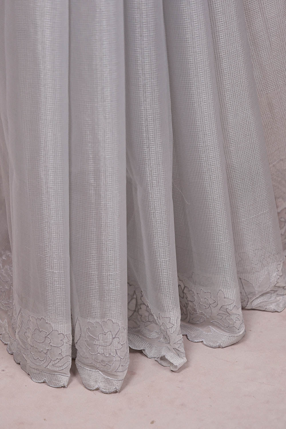 Silver Tissue Saree