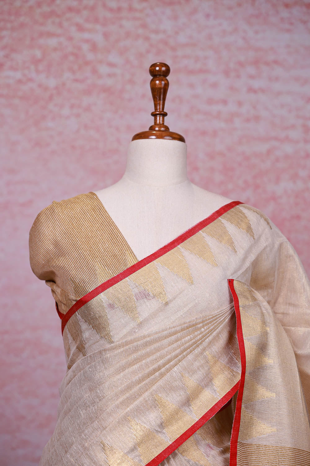 Gold Semi Tissue Saree - Seematti