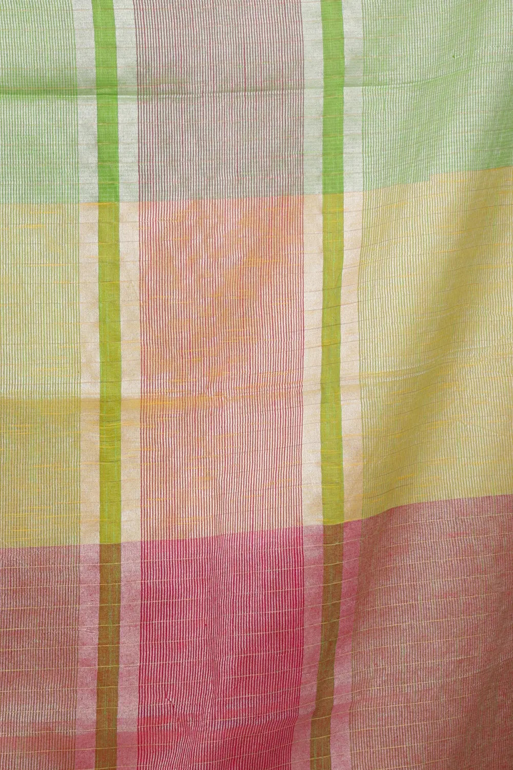 Multi Color Semi Linen Saree