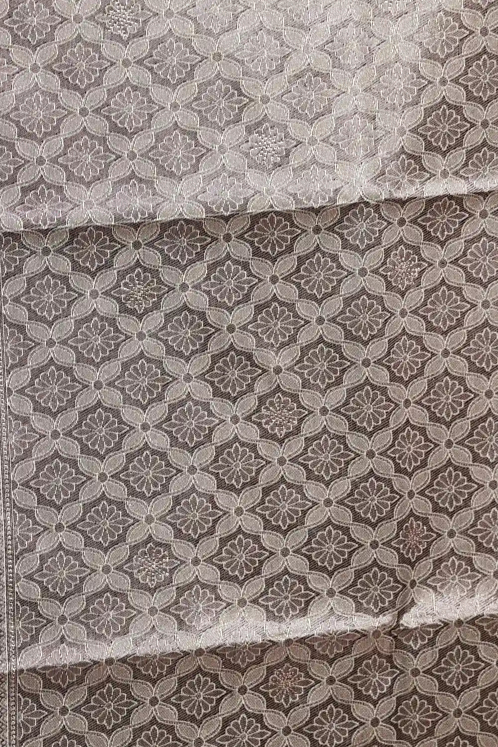 Dusty Green Semi Tussar Saree