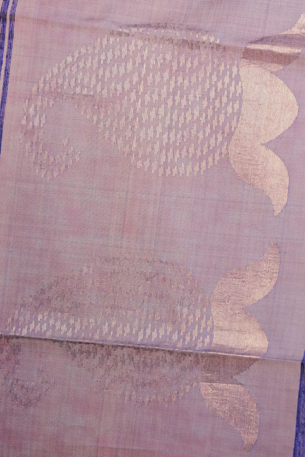 Blue Jute Silk Saree