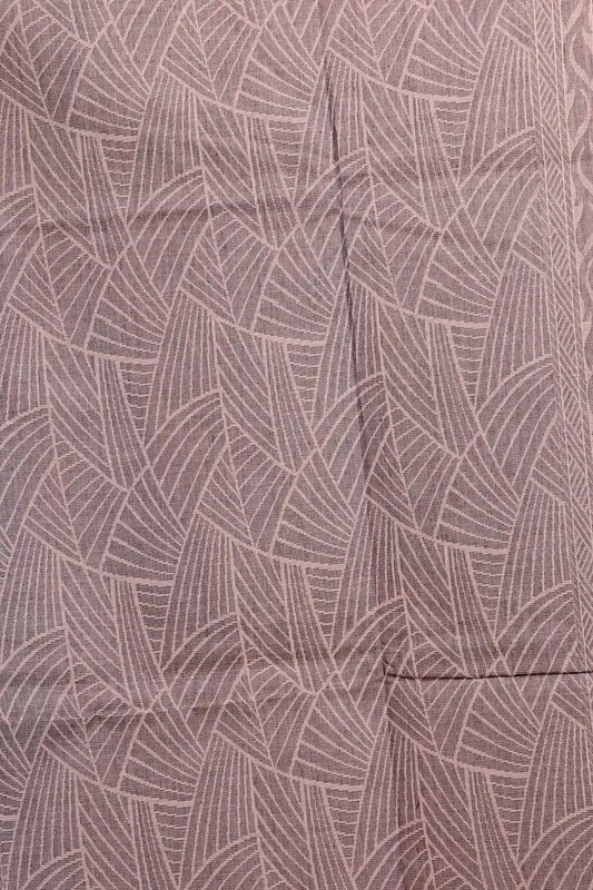 Lavender Ash Cotton Saree