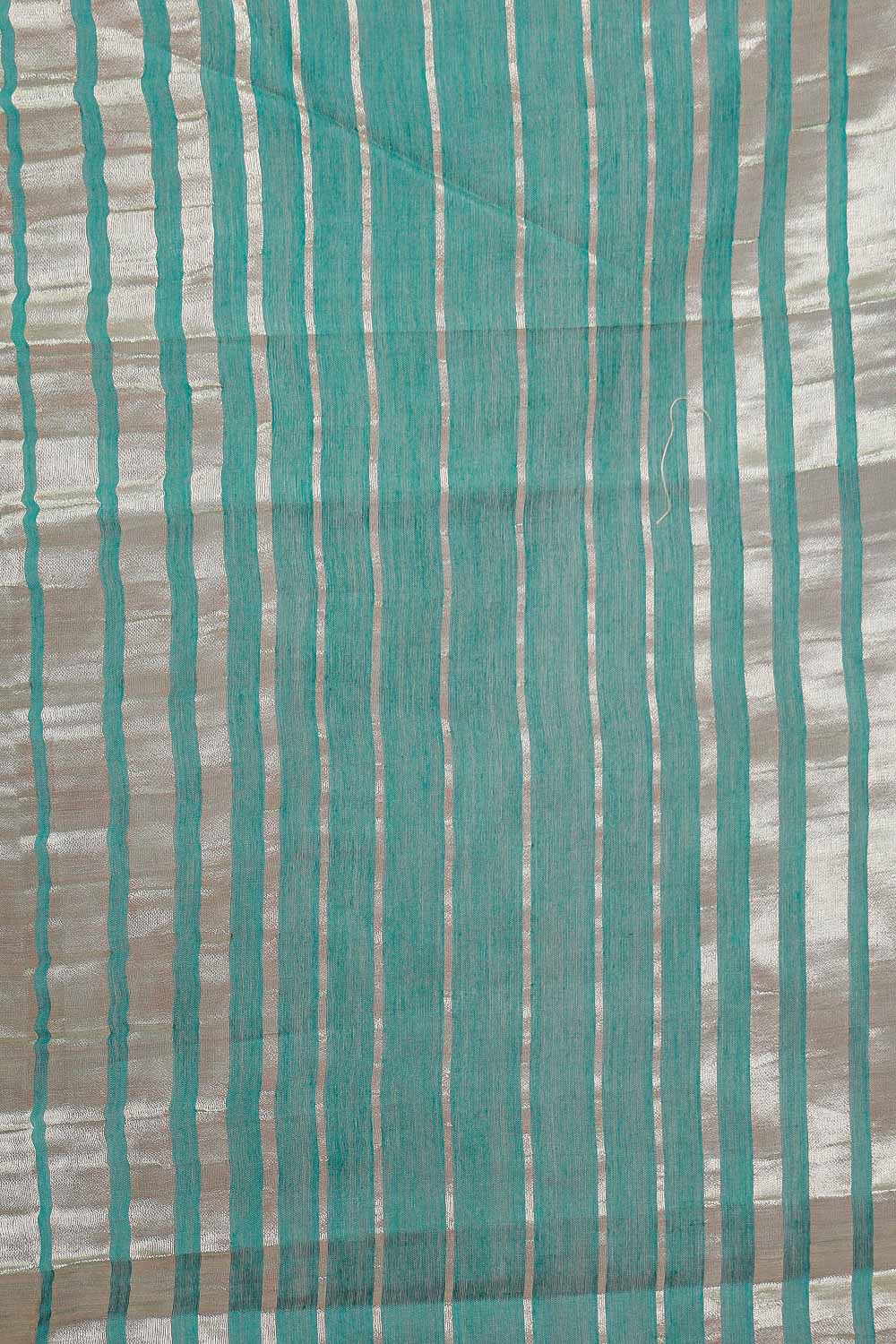 Green Semi Tussar Saree