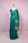 Green Semi Tussar Saree