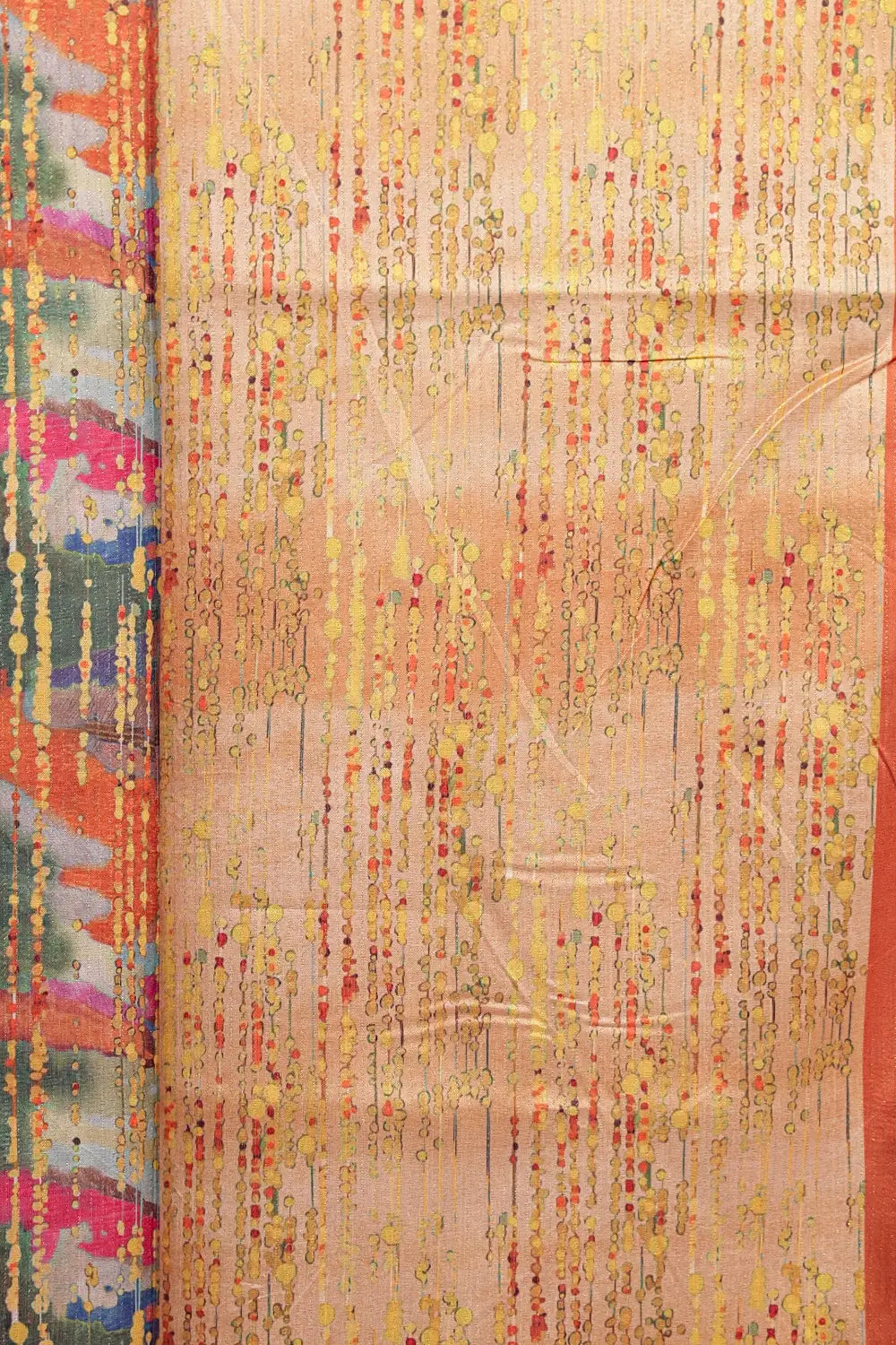 Multi Colors Semi Tussar Saree