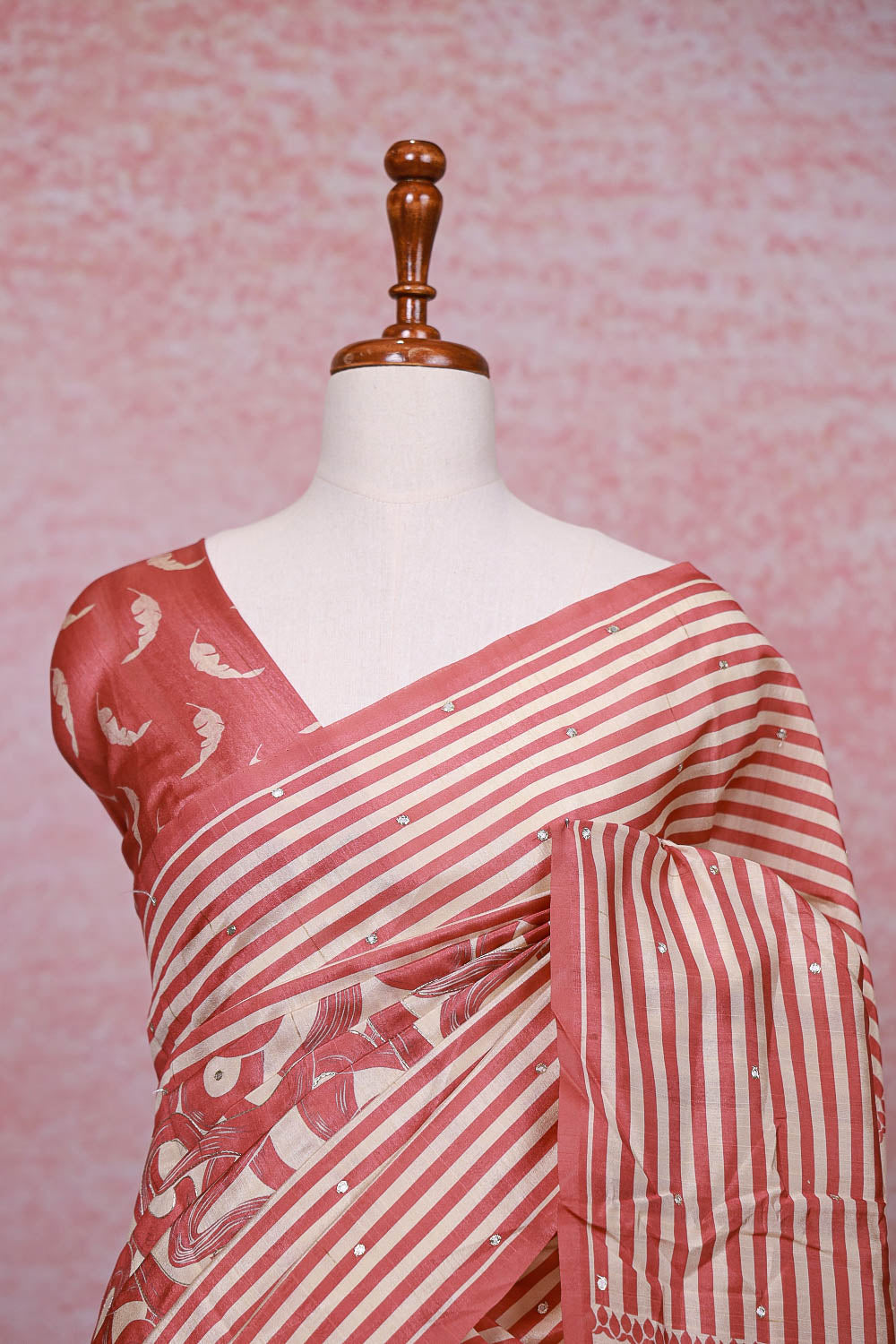 Off White Soft Cotton Saree