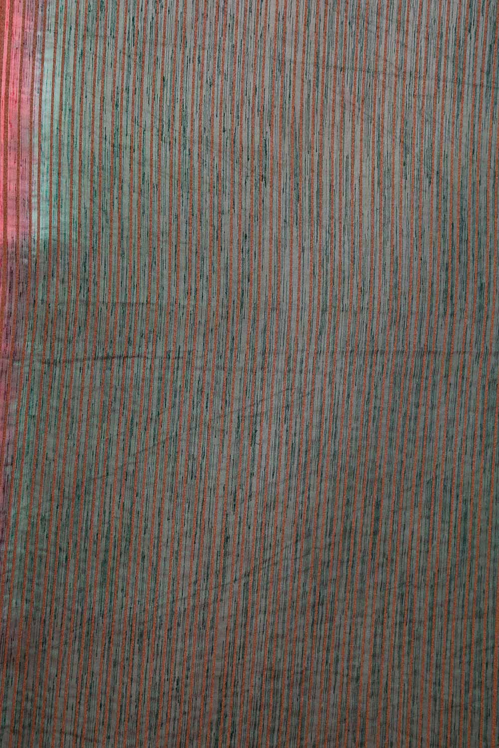 Maroon Semi Jute Saree