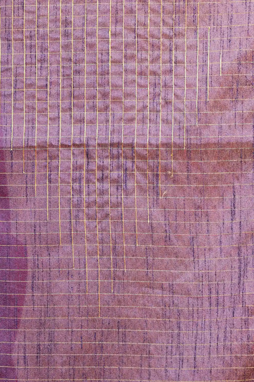 Red Semi Tussar Saree