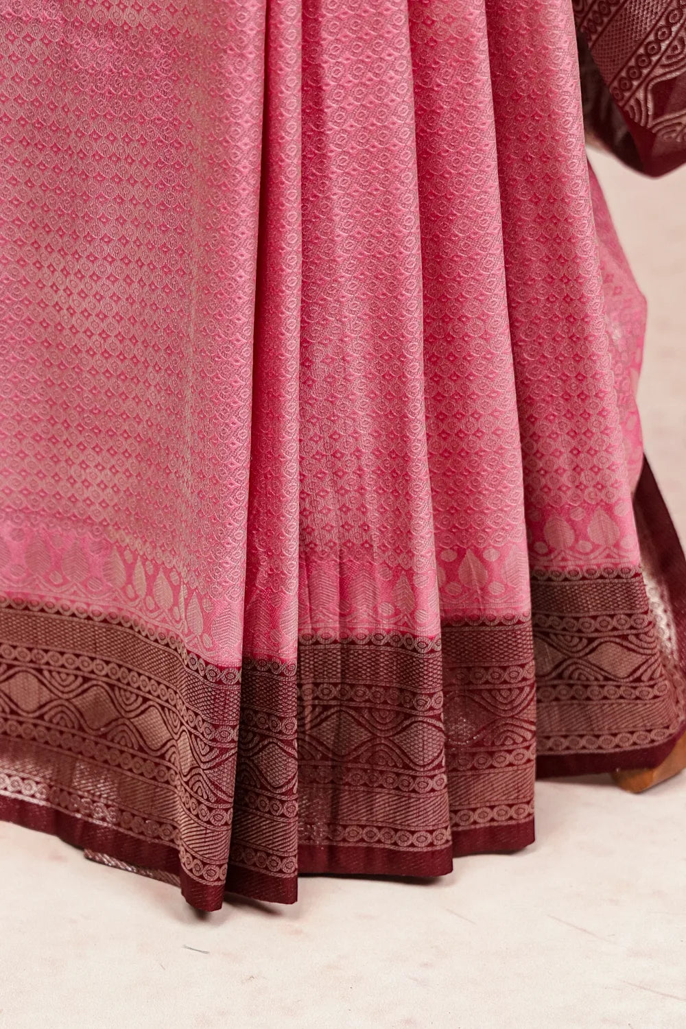 Pink Soft Silk Saree