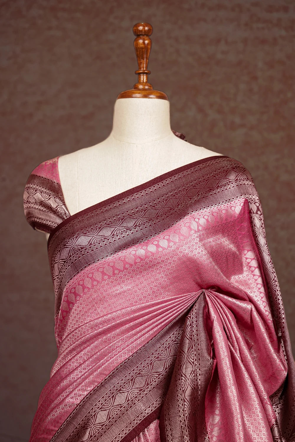 Pink Soft Silk Saree