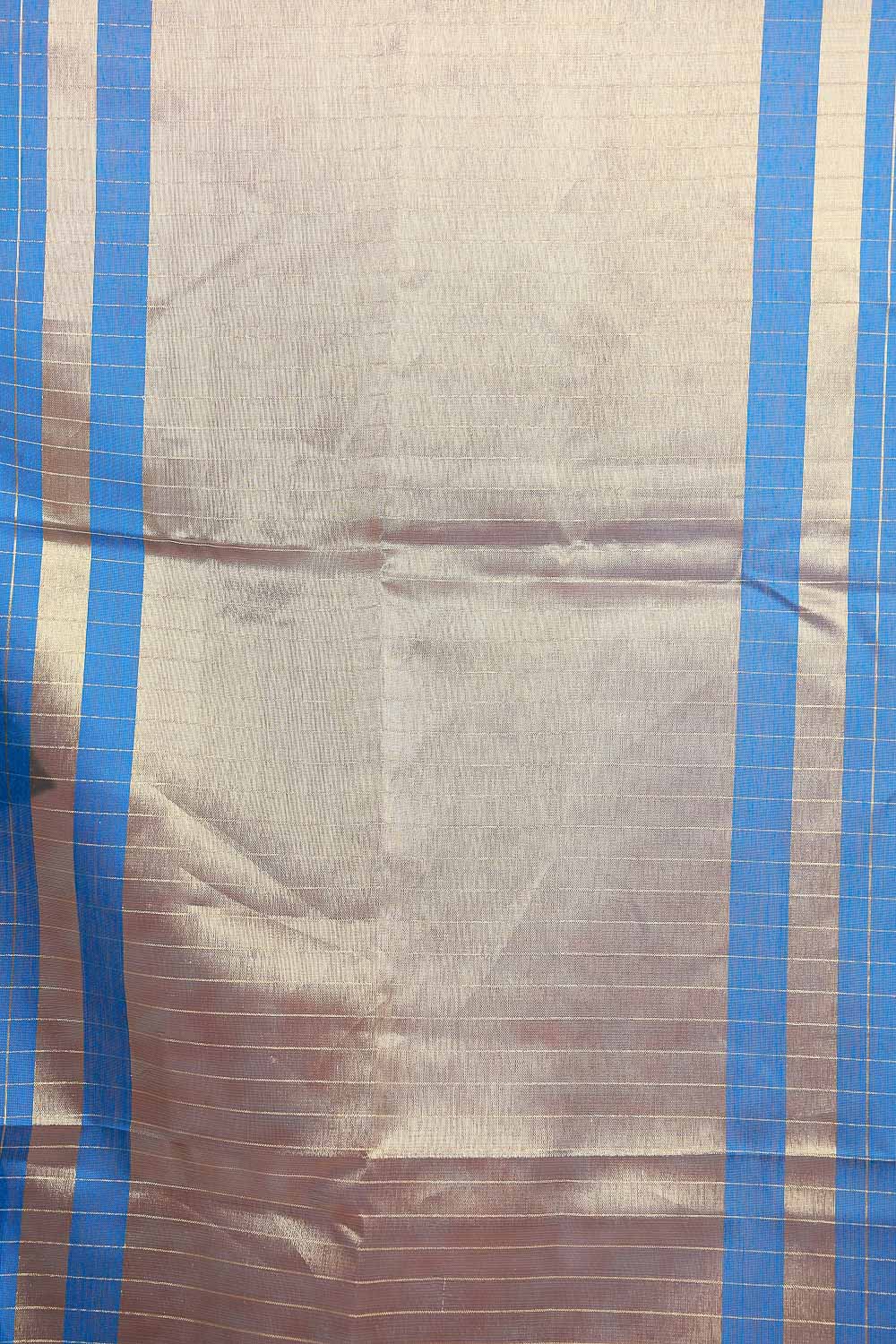 Blue Chanderi Cotton Saree