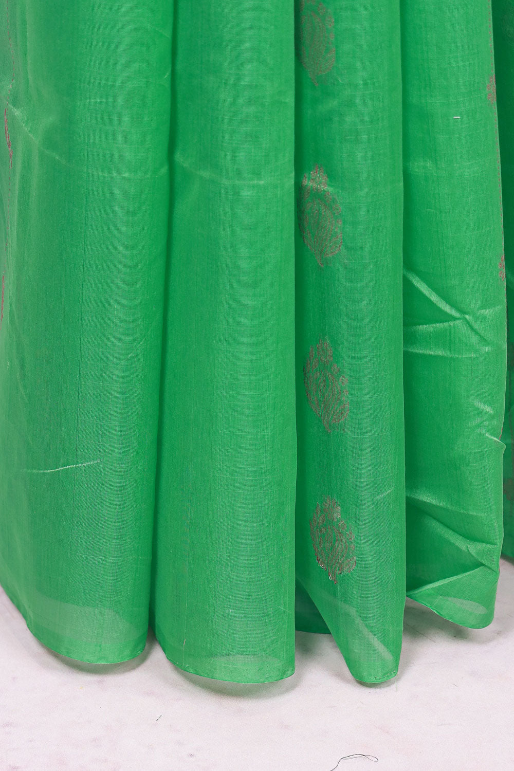 Green Semi Tussar Saree