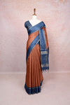 Light Brown Semi Tussar Saree