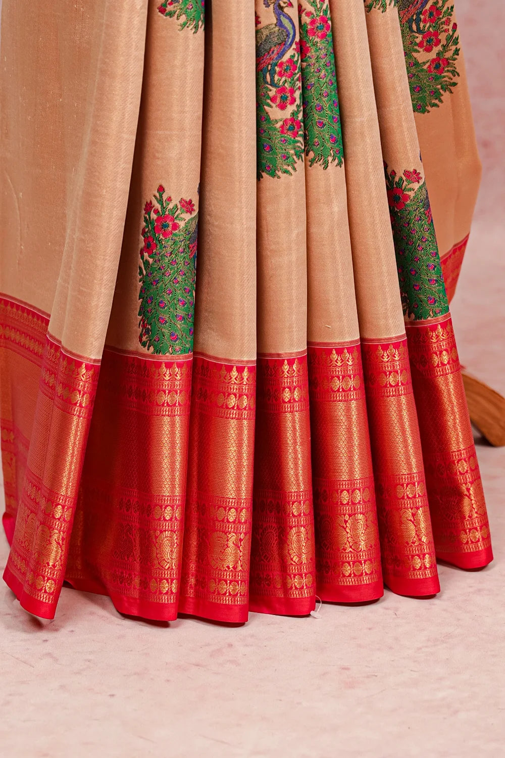 Gold Tissue Saree