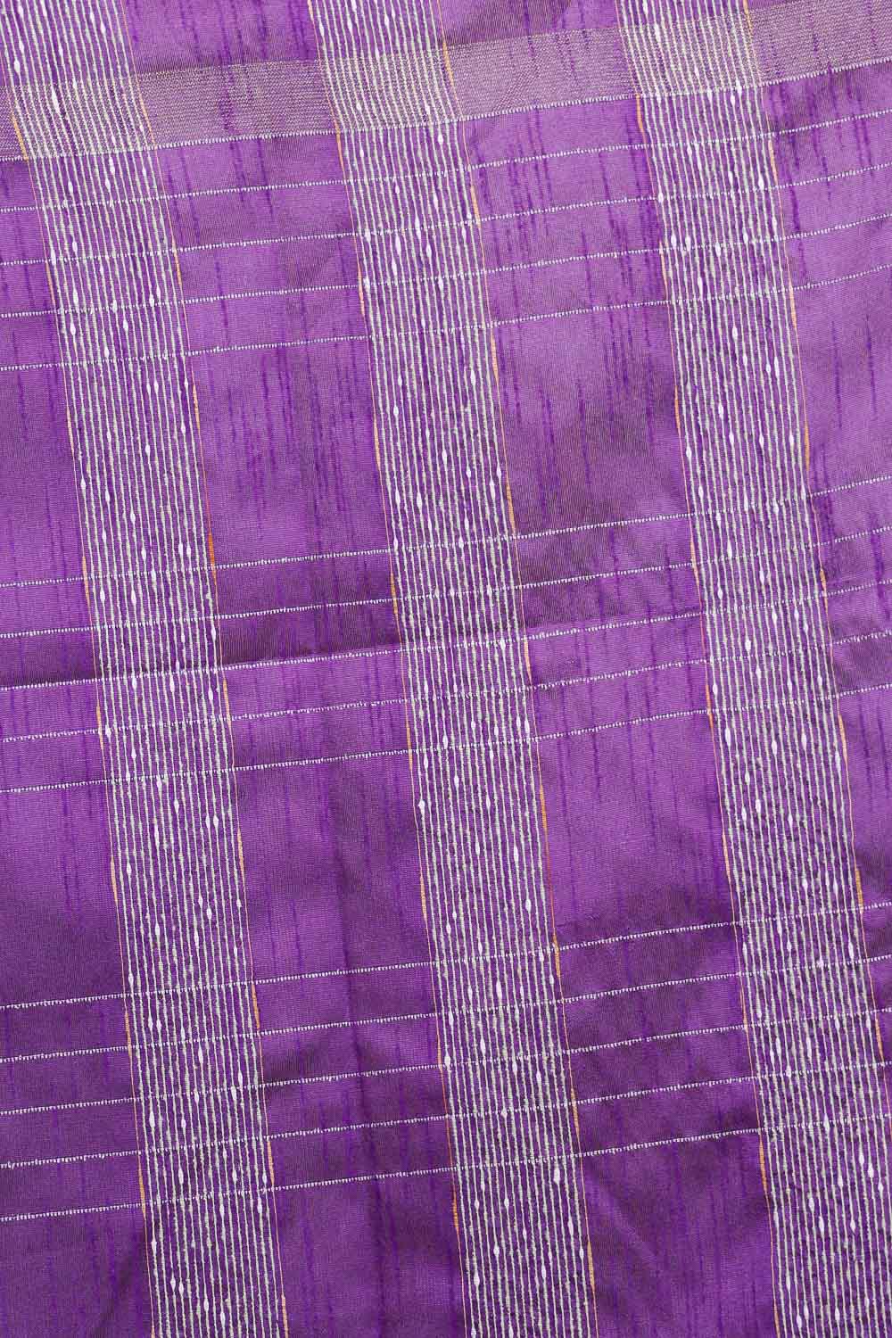 Violet Semi Tussar Saree