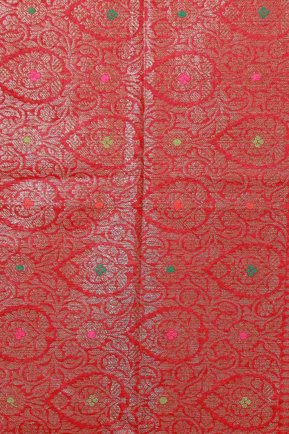 Yellow Jute Banarasi Saree