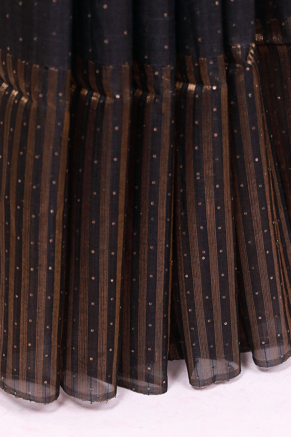 Black Jute Silk Saree