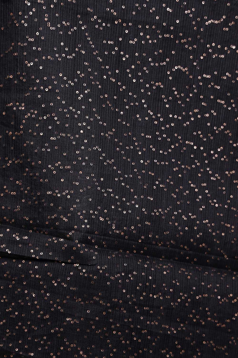 Black Jute Silk Saree