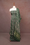 Green Modal Printed Unstitched Churidhar Material