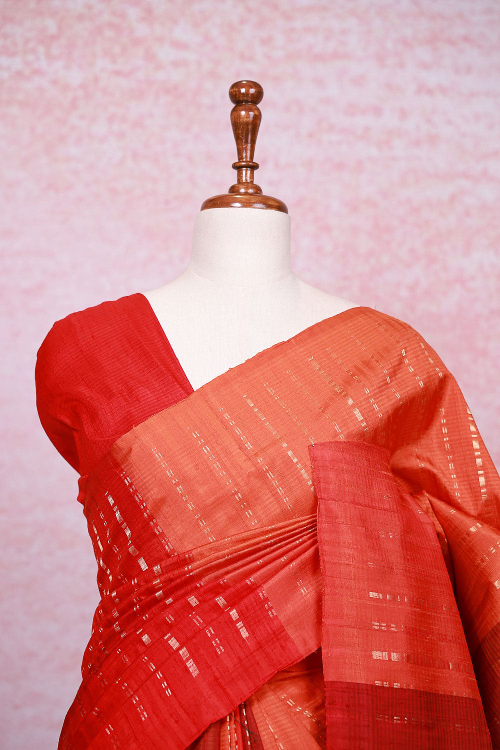 Multi Color Tussar Silk Saree