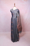 Ash Cotton Silk Saree