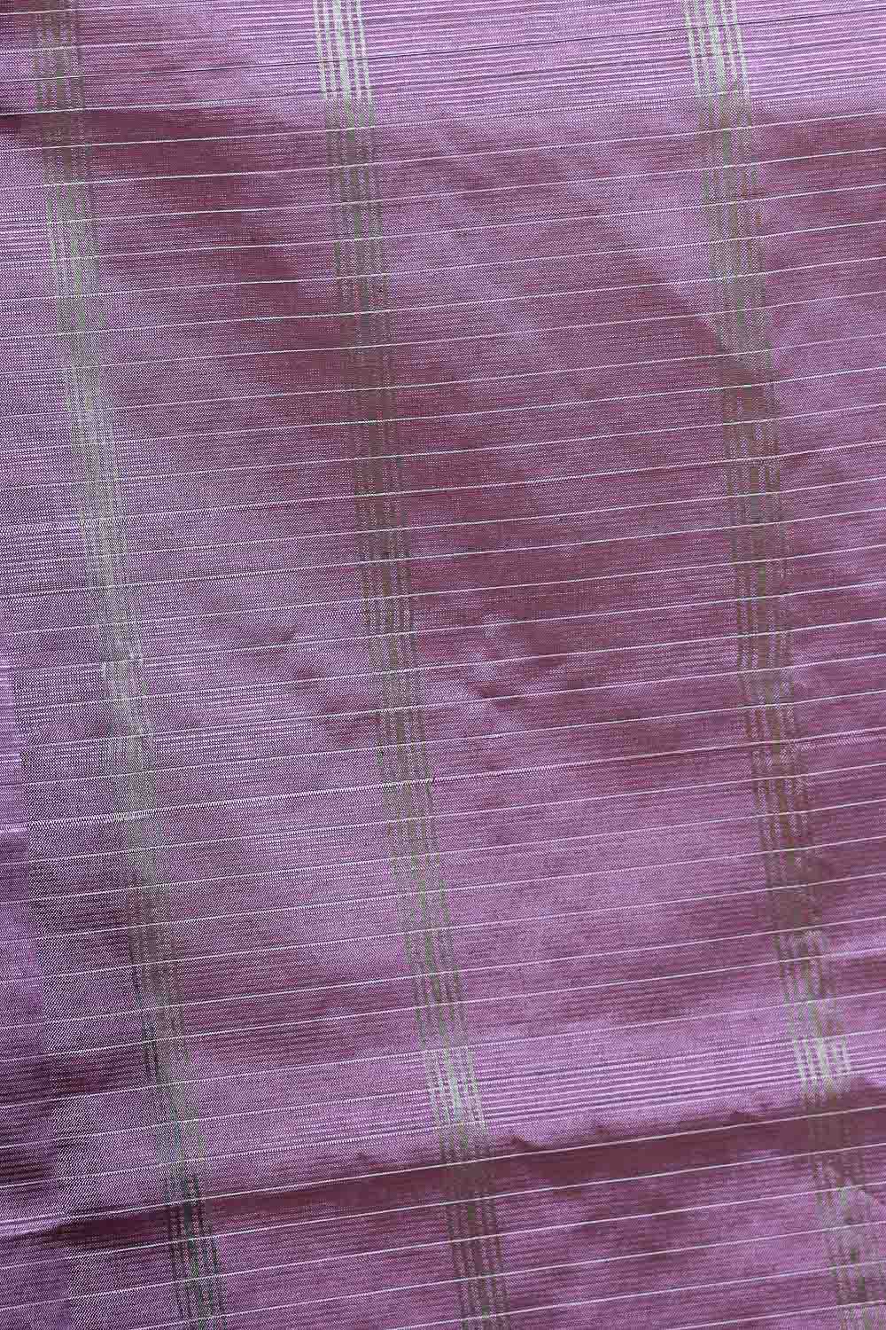 Lavender Cotton Silk Saree