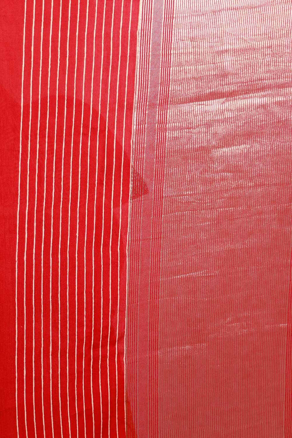 Red Soft Cotton Saree