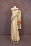 Golden Semi Tissue Kerala Saree