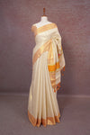 Golden Semi Tissue Kerala Saree