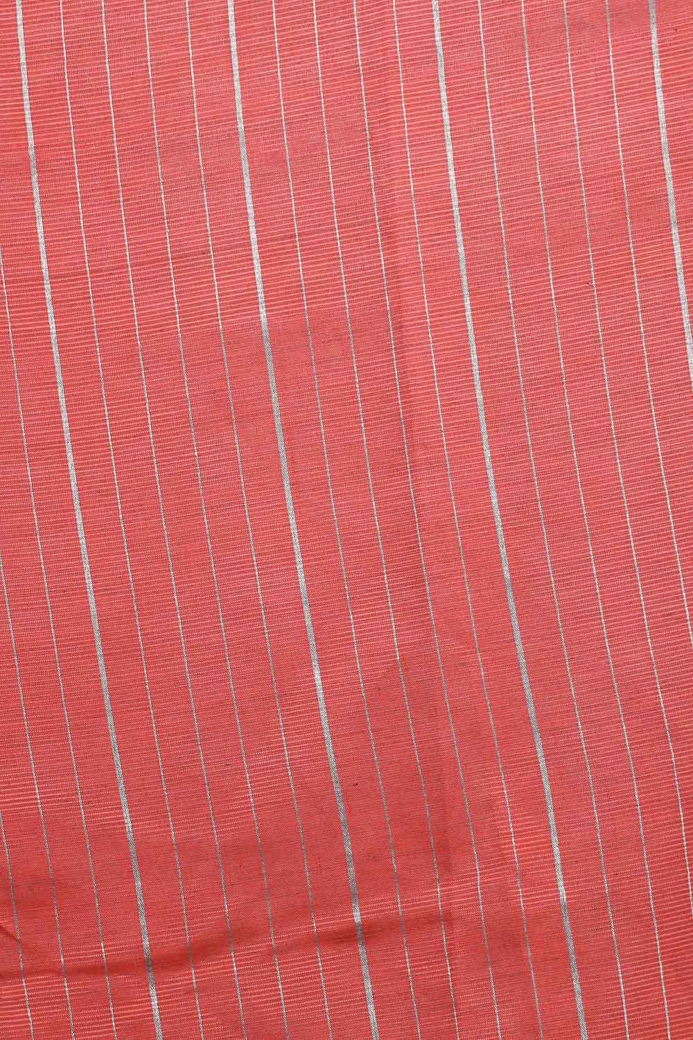 Brick Red Semi Tussar Saree