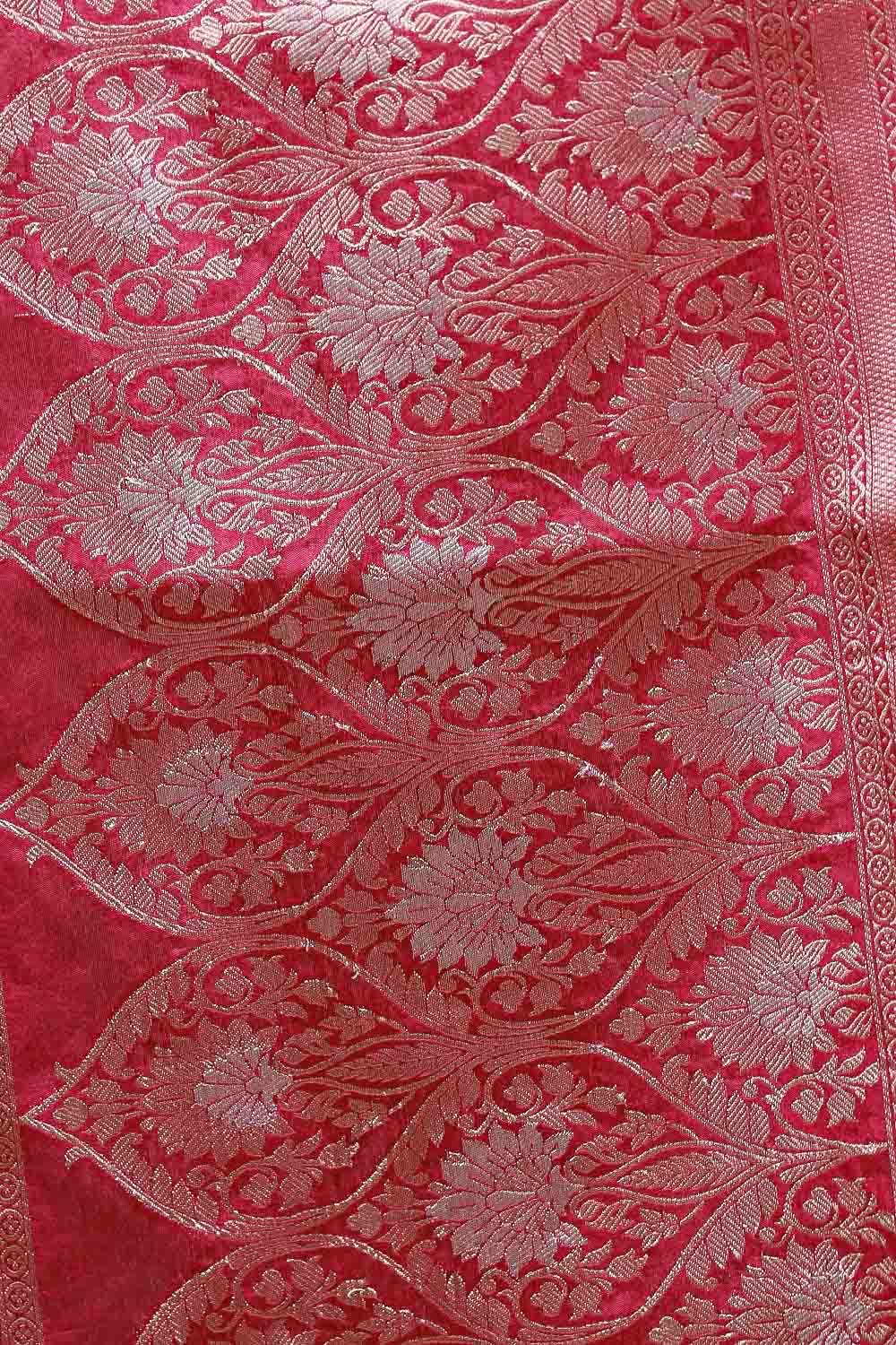 Dusty Rose Semi Chanderi Saree