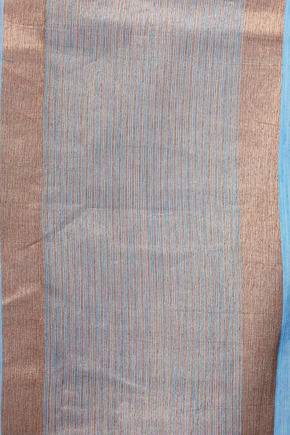 Blue Semi Jute Saree
