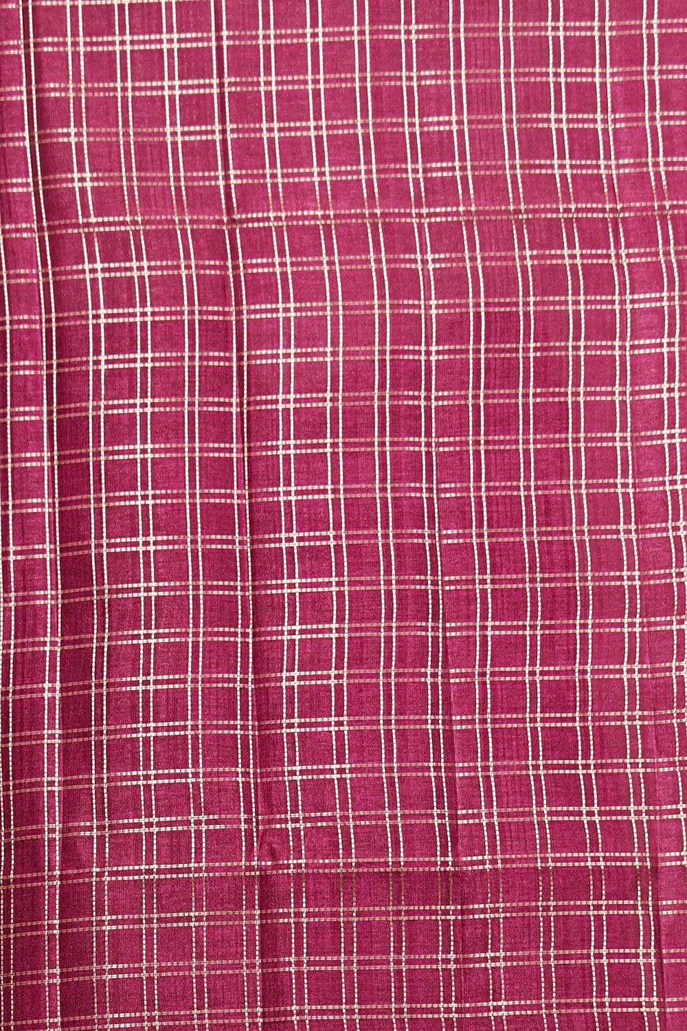 Wine Semi Tussar Saree