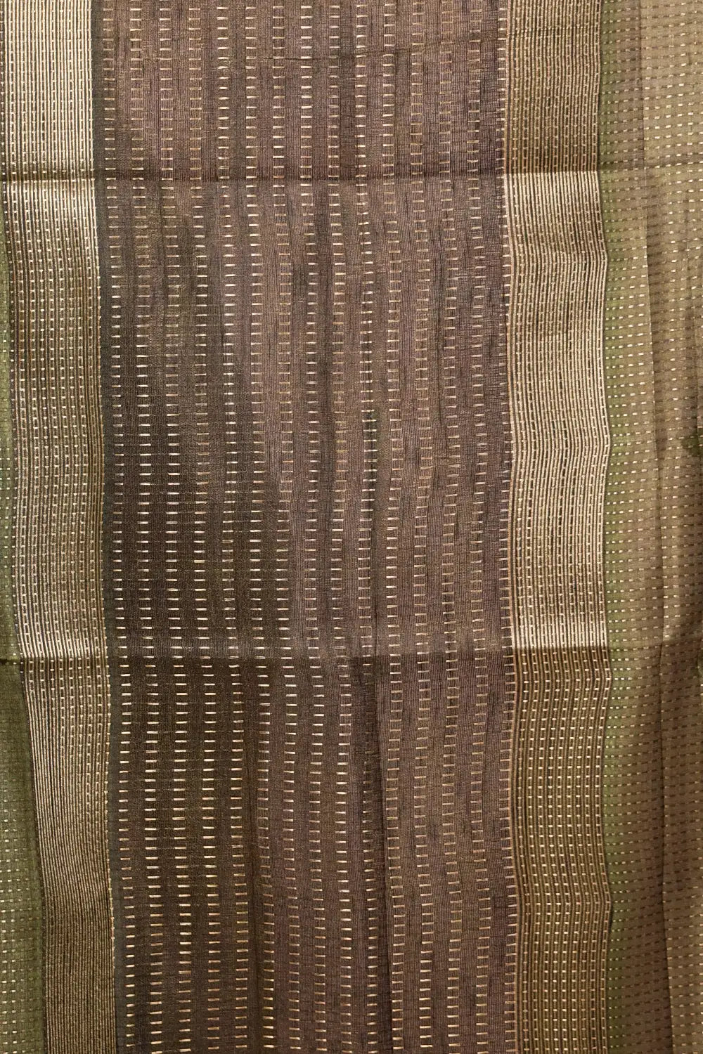 Green Semi Tussar Saree