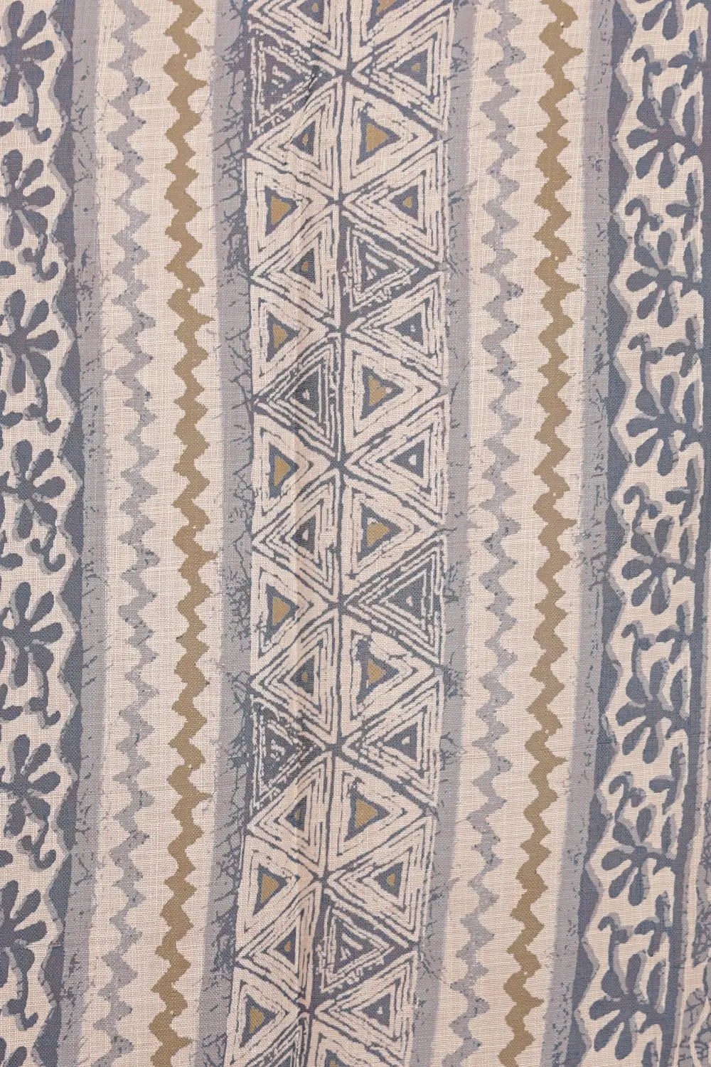 Ash Semi Linen Saree