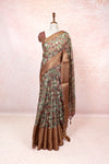 Multi Color Semi Linen Saree