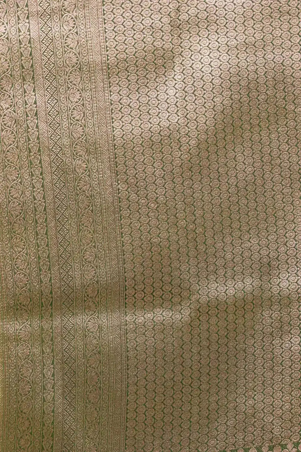 Light Green Semi Banarasi Saree