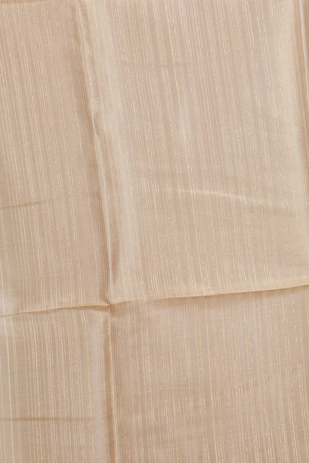 Cream Semi Organza Saree