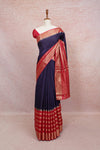 Navy Blue Banarasi SIlk Saree