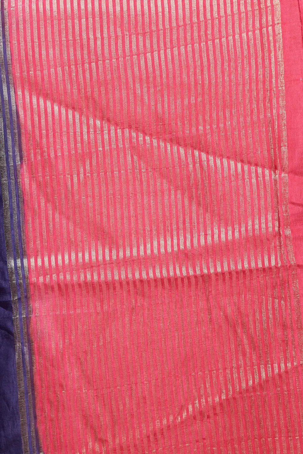 Navy Blue Bnarasi Silk Saree