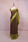 Brown Tissue Banarasi Saree - Seematti